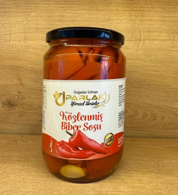 kozlenmis biber sosu közlenmiş biber sosu