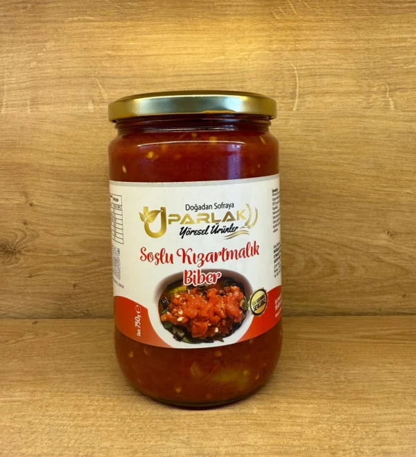 soslu kızartmalık biber